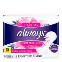 Absorvente Always Prot Diario Contr.odores 15un