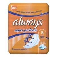 Absorvente Always Seca C/abas C/8 P