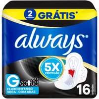 Absorvente Always Noturno C/ab Seca C/16 G