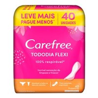 Absorvente Carefree Prot Diar T.dia Flex S/f 40