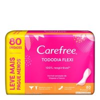 Absorvente Carefree Prot Diar ProteÇao S/f 80un