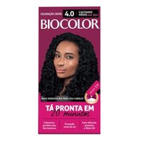 Tinturas Biocolor Kit 4.0 Castanho Medio