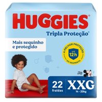 Fraldas Xxg Huggies Tr Prot C/22 Jumbo