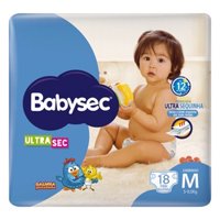 Fraldas M Babysec C/18 Jumbinho