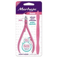 Alicate Merheje Com Espatula Rosa