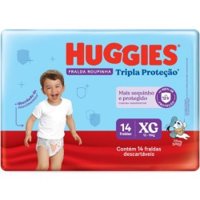 Fraldas Xg Huggies Tr Prot C/14 Jumbinho