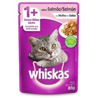 Racao P/gato Whiskas Sache Salmao/molho