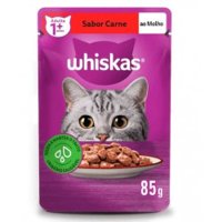 Racao P/gato Whiskas Sache Carne/molho