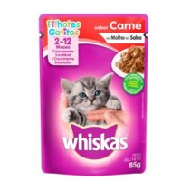 Whiskas Sache Filhote Carne 85gr