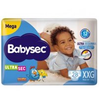 Fraldas Xxg Babysec C/28 Mega