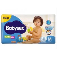 Fraldas M Babysec C/38 Mega