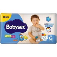 Fraldas G Babysec C/64 Hiper