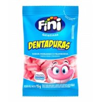 Bala Fini Gelatina 15g Dentaduras