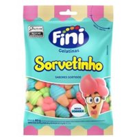Bala Fini Gelatina 90g Ice Cream