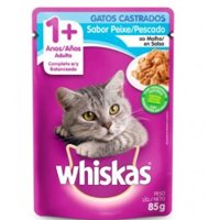 Racao P/gato Whisk Peixe/pescad Castrado